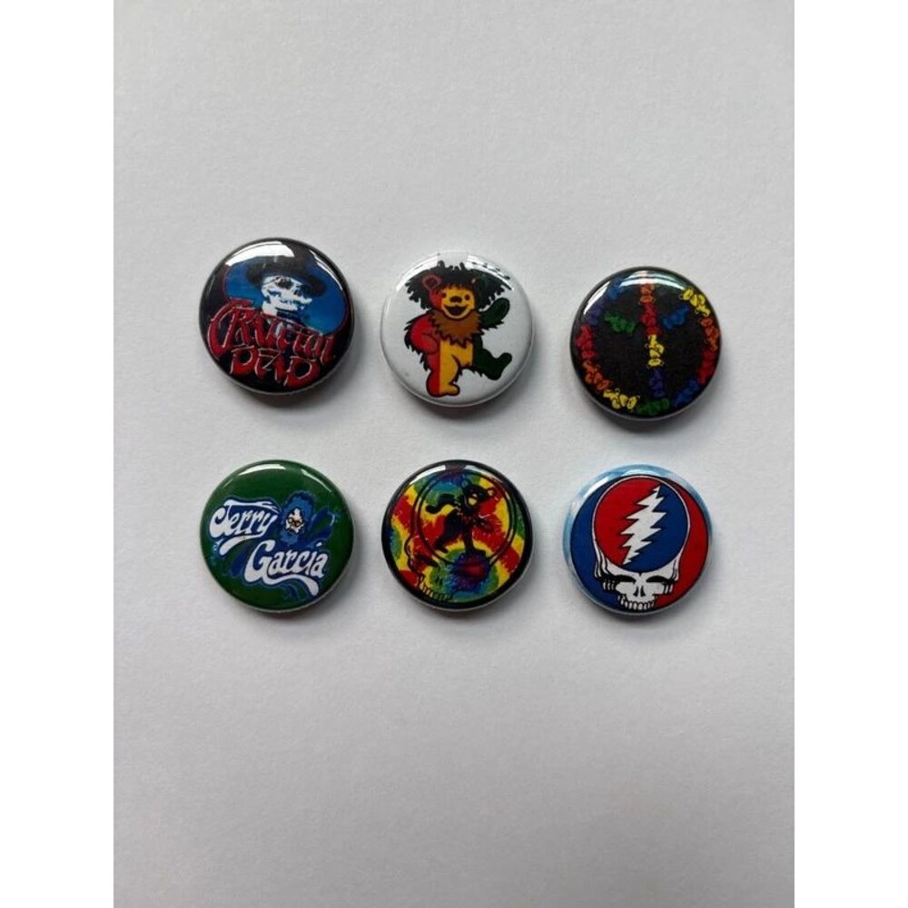 Set of 6 Grateful Dead Magnets